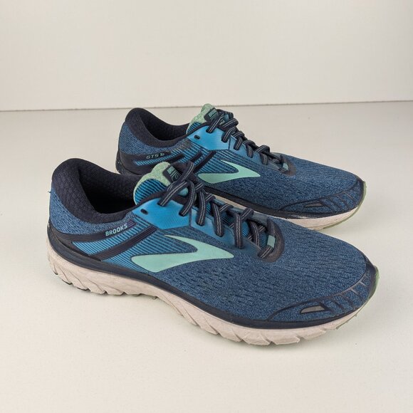 Brooks Adrenaline GTS 18 Women's Running Shoes Size 11 Medium B Blue 1202681B495 - Picture 1 of 9